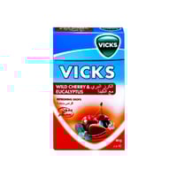 فيكس بلس - الكرز البري اقراص منعشة للفم-VICKS PLUS...