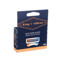 جيليت كنج سي شفرات 3 قطع-GILLETTE KING-C NECK RAZO...