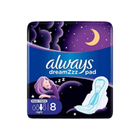 أولويز فوط صحية نسائية ليلية 8 قطع-ALWAYS NIGHT 8'...
