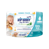 في- اي- بي مناديل مبللة للأطفال 120 منديل-VIP BABY...