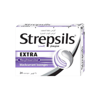 ستريبسيلز اكسترا 24 حبة مطهر للحلق-STREPSILS EXTRA...