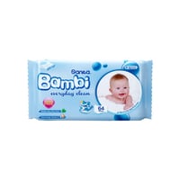 بامبي مناديل مبللة 56 قطعة-BAMBI FRESH & CLEAN WIP...