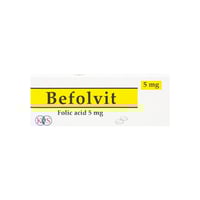 بىفولفيت 5 مجم 30 كبسولة-BEFOLVIT 5 MG 30 TAB