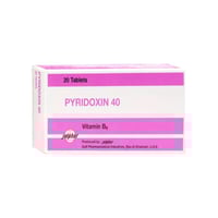 بيردوكسين 40 مجم 20 قرص-PYRIDOXINE 40MG 20 TAB.