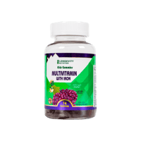 لونجفيتي فيتامينات للأطفال مع حديد علي شكل حلوي-LO...