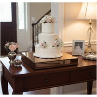 قاعدة مرايا للتقديمات فاخرة 40*40 سم