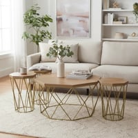 طاولة خشب 5 قطع