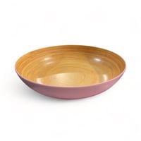 زبدية ملون خشب الخيزران