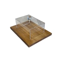 صينية خشب غطاء شفاف