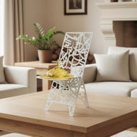 مبخرة حديد كامل قص ليزر ابيض