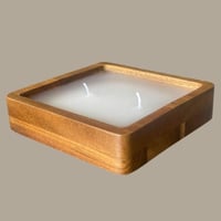 شمعة خشب ١٤*١٤ سم