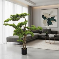 شجرة بونساي صناعي ديكورية فاخرة طول ١٢٠ سم - عرض ١...