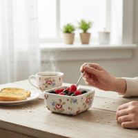 بايركس حلا صغير تدخل الفرن