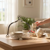 صينية حلا فضي