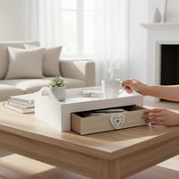 صينية تقديم خشب بدرج