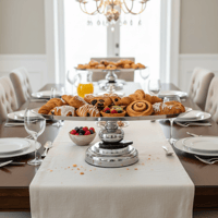 صينية استيل بقاعدة مقاس ٣٦*١٢ سم