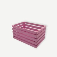 صندوق خشبي ملون