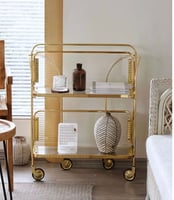 عربة ضيافة فاخرة قابلة للطي