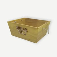 صندوق خشبي ملون