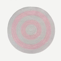 سجاد دائري قطن منسوج سميك متعدد الاستخدام مقاس 80*...