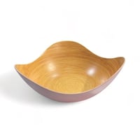 زبدية ملون خشب الخيزران