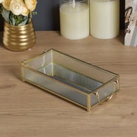 صينية زجاج صغير