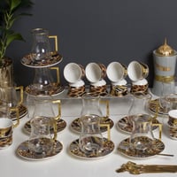 طقم بيالات وفناجيل 48 قطعة لـ 12 شخص