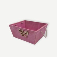 صندوق خشبي ملون