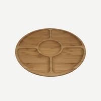 صحن خشب مقسم