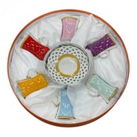 طقم بيالات شاي بورسلان