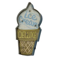 لوحة ركن كوفي حديد مضئية