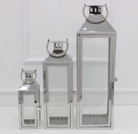 فانوس هرم فضي