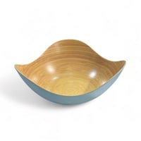 زبدية ملون خشب الخيزران