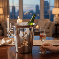 وعاء ثلج استيل