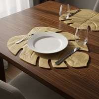 لباد طاولة ذهبي