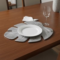 لباد طاولة فضي