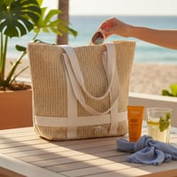 سلة قهوة قماش