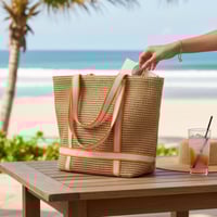 سلة قهوة قماش