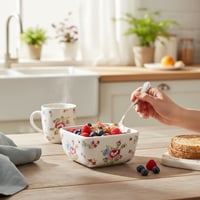 بايركس حلا صغير تدخل الفرن