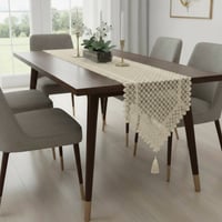 مفرش طاولة تركي سهم مقاس 40*180 سم لون سكري