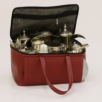 عزبة الكرم جلد لون عنابي