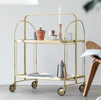 عربة ضيافة فاخرة قابلة للطي