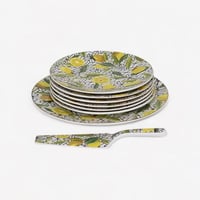 طقم صحون تقديم كيك