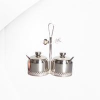 سكرية ستانلس استيل مجوز فضي فاخر