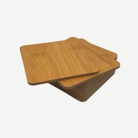 قواعد خشبية مربعة شدة 12 حبة