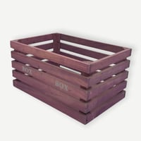 صندوق خشبي ملون