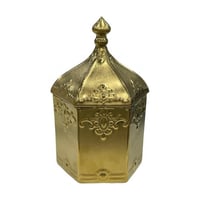 علبة سيراميك ذهبي