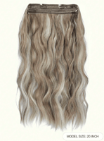 وصلة شعر اشقر رمادي 3989