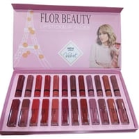 فلور بيوتي طقم ارواج سائلة ومطفية 24 لون بديل برجو...