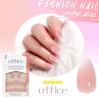 اوفيس اظافر تركيب جاهزة موديل فاشن نايل بألوان متع...